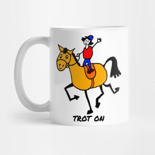 Trot On Pony Cartoon Mug